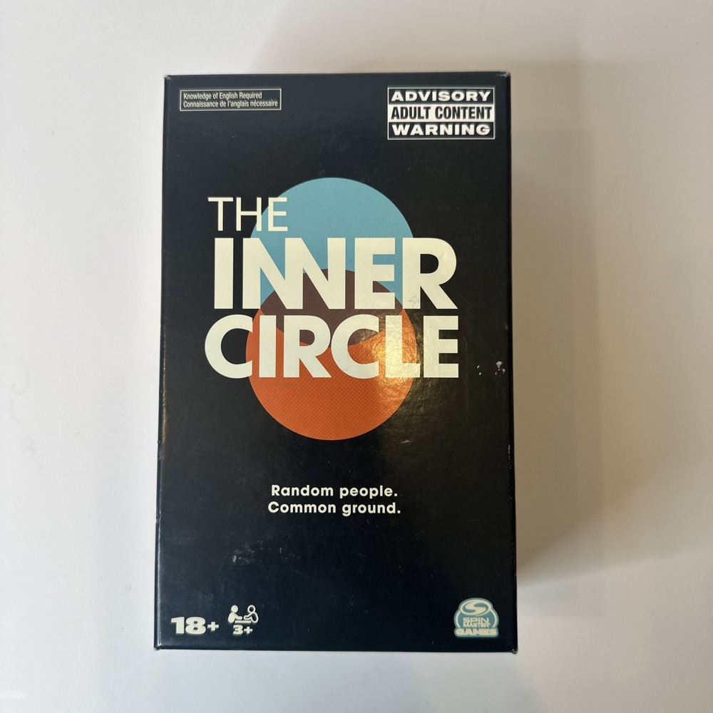 The Inner Circle Adult Party Game‎ Spin Master Card Game New Sealed 2024 Edition